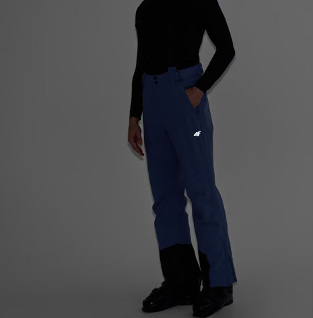 Spodnie narciarskie męskie 4F M0756 denim 4FWAW24TFTRM0756 32S