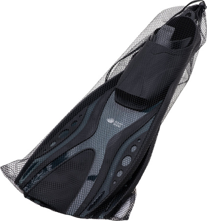 Płetwy kaloszowe do nurkowania i snorkelingu Aquawave Raya czarne rozmiar 38-39