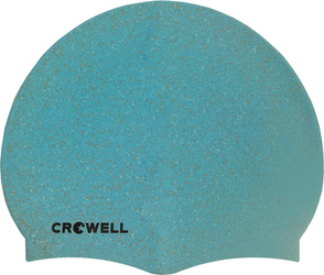 Czepek pływacki silikonowy Crowell Recycling Pearl jasnoniebieski kol.6