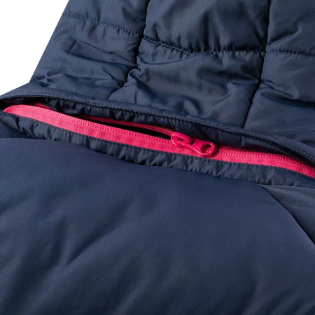 Dziecięca kurtka zimowa pikowana Bejo Baldey II Jrg granatowo-różowa rozmiar 146