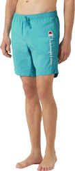 Spodenki kąpielowe męskie Champion Beachshort miętowe 219978 BS184