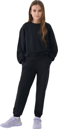 Spodnie dla dziewczynki 4F CAS F0950 czarne 4FJWSS25TTROF0950 20S