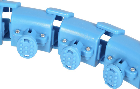 Hula hop z wypustkami i obciążnikiem One Fitness oha01 niebieskie