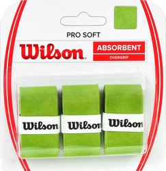 Owijka Wilson Pro Soft Absorbent Overgrip zielona 3 sztuki WRZ4040LI