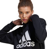 Bluza damska adidas Essentials Big Logo Regular Fleece czarna HZ2984