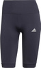 Legginsy damskie adidas Aeroknit Seamless Short Tights granatowe HE2960