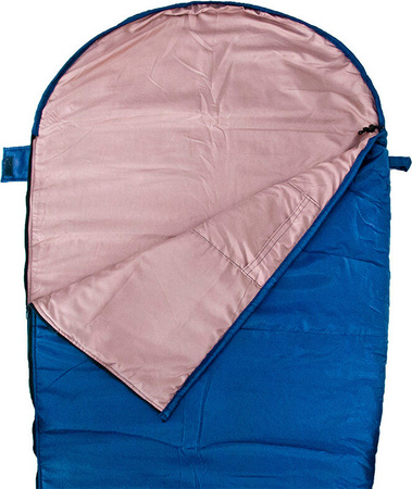 Śpiwór turystyczny mumia Pielgrzym niebieski RIKB 200x75 cm