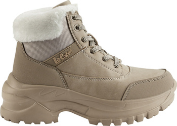 Buty damskie zimowe Lee Cooper beżowe LCJ-25-01-3744LA