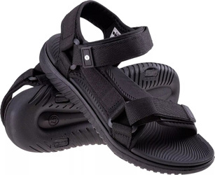 Sandały dziecięce turystyczne trekkingowe Hi-tec Apodis Teen czarne rozmiar 37