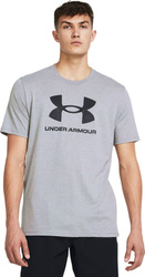Koszulka męska Under Armour Sportstyle Logo szara 1382911 035