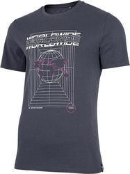 Koszulka męska 4F antracyt H4Z22 TSM029 22S