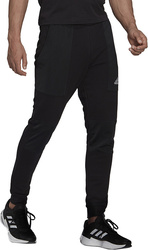 Spodnie męskie adidas Essentials BrandLove French Terry czarne HK0384