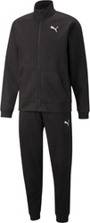 Dres męski Puma Train Rain FaV Knitted Tracksuit czarny 521682 01