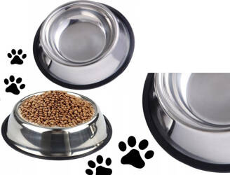 Miska dla psa i kota stal nierdzewna 34cm 