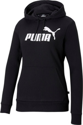 Bluza damska Puma ESS Logo Hoodie TR czarna 586791 01