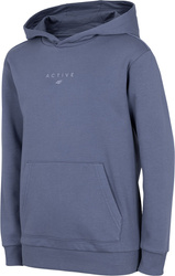 Bluza dla dziewczynki 4F niebieska HJZ22 JBLD003 32S