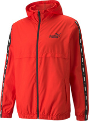 Kurtka męska Puma ESS TAPE Windbreaker czerwona 847477 11