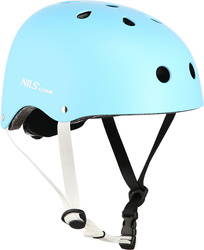 Kask rowerowy na rolki deskorolkę hulajnogę Nils Extreme MTW001 niebieski rozmiar L 58-61 cm