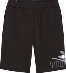 Spodenki męskie Puma ESS  Logo Lab Graphic Shorts 10 czarne 678989 01