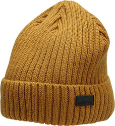 Czapka męska 4F żółta H4Z22 CAM009 71S