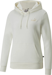 Bluza damska Puma ESS  Embroidery Hoodie FL kremowa 670004 99