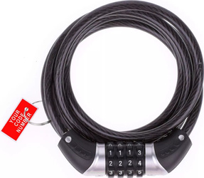 Zapięcie rowerowe stalowe na 4 cyfrowy kod Martes Cypher 