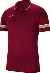 Koszulka dla dzieci Nike Dri-FIT Academy 21 Polo SS bordowa CW6106 677