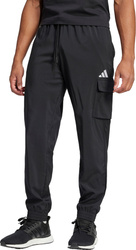 Spodnie męskie adidas Essentials Small Logo Cargo czarne JF3538