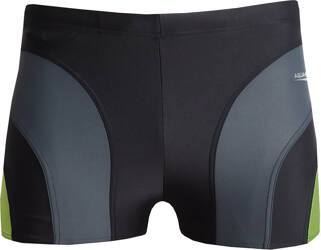 Spodenki kąpielowe męskie Aqua-Speed Sasha czarno szaro zielone 138 421