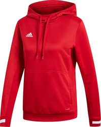 Bluza damska adidas Team 19 Hoody Women czerwona DX7338