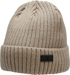 Czapka męska 4F beżowa H4Z22 CAM009 82S