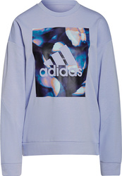 Bluza damska adidas U4U Soft Knit Swe fioletowa GS3879