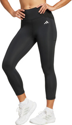 Legginsy damskie adidas Optime Essentials Stash 3/4 czarne IY9243