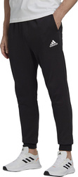Spodnie męskie adidas Essentials Fleece Regular Tapered czarne HL2236