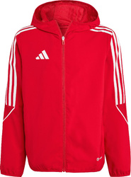 Kurtka dla dzieci adidas Tiro 23 League Windbreaker czerwona IA1624