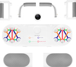 DBP03 WIELOFUNKCYJNA DESKA DO ĆWICZEŃ MIĘŚNI BRZUCHA I POMPEK Z LICZNIKIEM HMS