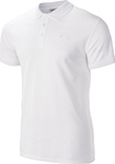 Męska koszulka Polo Hi-Tec Romso Classic biała rozmiar M