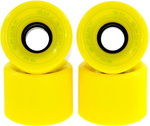 Kółka SMJ do deskorolki plastikowej 60x45mm 4szt żółte