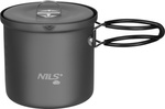 Garnek turystyczny aluminiowy z pokrywką Nils Camp NC4202 1000ml