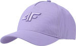 Czapka z daszkiem dla dzieci 4F U388 fioletowa 4FJWSS25ACABU388 51S