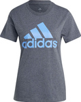 Koszulka damska adidas Loungewear Essentials Logo Tee szara IC0634