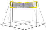 Słupki siatka do siatkonogi badmintona siatkówki Sunflex X-Net 3x3 m 73095