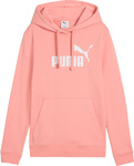 Bluza damska Puma ESS No.1 Logo Hoodie łososiowa 682391 18