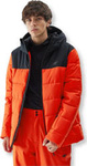 Kurtka narciarska męska 4F M307 pomarańczowa 4FAW23TTJAM307 62S