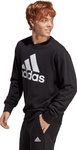 Bluza męska adidas Essentials French Terry Big Logo czarna IC9324