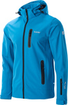 Męska kurtka przejściowa softshell membrana 10000mm Nikos II niebieska rozmiar XL