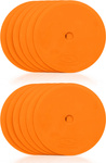 Znaczniki płaskie pachołki na parkiet SMJ sport 12 sztuk pomarańczowy 15cm