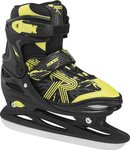 Łyżwy Roces Jokey Ice 3.0 Boy czarno-limonkowe 450707 02