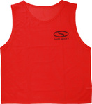 Znacznik treningowy piłkarski na koszulkę SMJ sport czerwony