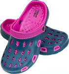 Klapki basenowe dla dzieci Aqua-speed Silvi kol 49 różowo granatowe